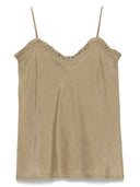 Semicouder Simona Cotton en Silk Top