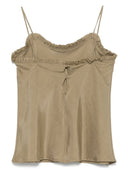 Semicouder Simona Cotton en Silk Top