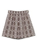 Max Mara Printed Cotton Shorts
