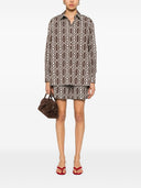 Max Mara Printed Cotton Shorts