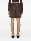 Max Mara Pure Linen and Silk Blend Shorts