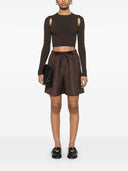 Max Mara Pure Linen and Silk Blend Shorts
