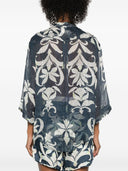 Forte Forte Linen And Silk Printed Shirt