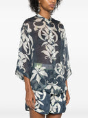 Forte Forte Linen And Silk Printed Shirt