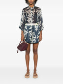 Forte Forte Linen And Silk Printed Shirt