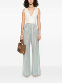 Forte Forte Lurex Wide Leg Trousers