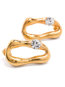 Forte Forte Strass Sculpture Earrings