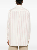 Camicia di cotone a strisce principali toteme