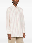 Camicia di cotone a strisce principali toteme