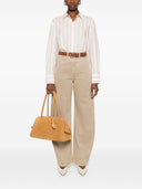 Camicia di cotone a strisce principali toteme