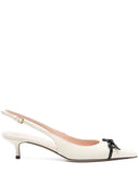Valentino Garavani Bepointy lederen slingback -pompen