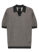 Emporio Armani Wool Blend Polo Shirt