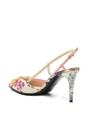 Valentino Garavani V Logo Signature Slingback Pumps