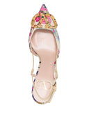 Valentino Garavani V Logo Signature Slingback Pumps