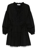 Ermanno Firenze Lace Detail Mini Dress