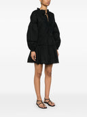 Ermanno Firenze Lace Detail Mini Dress
