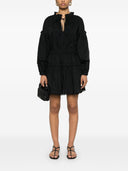 Ermanno Firenze Lace Detail Mini Dress