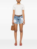 Ermanno Firenze broderte denimshorts