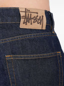 Shorts en coton denim stussy