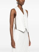 Mm6 Maison Margiela Wool Blend Vest