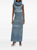 Gonna midi di denim diesel
