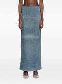 Gonna midi di denim diesel