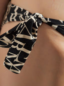 Emporio Armani Allover Logo Bikini Set