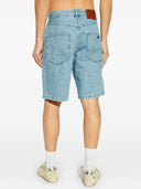 Pantaloni di bermuda in denim emporio armani