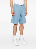 Emporio Armani Organic Cotton Denim Bermuda Shorts