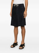 Emporio Armani Leather Bermuda Shorts