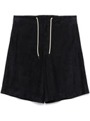 Emporio Armani Leather Bermuda Shorts
