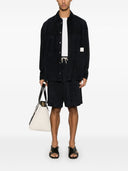 Emporio Armani Leather Bermuda Shorts