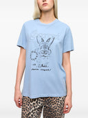 Ganni Bunny Organic Cotton T Shirt
