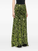 Ganni Velvet Sequined Skirt