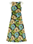 Ganni Printed Midi Dress