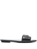 Emporio Armani exclusieve lederen platte sandalen