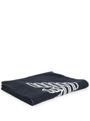 Emporio Armani Logo Cotton Beach Towel