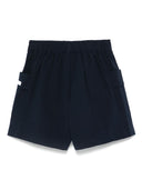Pantaloncini di cotone a strisce EA7