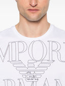 Emporio Armani Logo Organic Cotton T Shirt