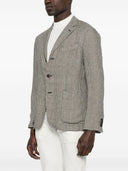 Boglioli Linen Blend Single Breasted Jacket
