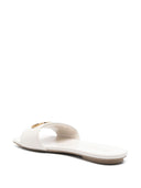 Emporio Armani Exclusive Leather Flat Sandals