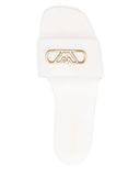 Emporio Armani Exclusive Leather Flat Sandals