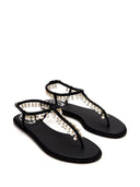 Rene' Caovilla Diana Pearls Sandals