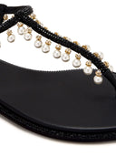 Rene' Caovilla Diana Pearls Sandals