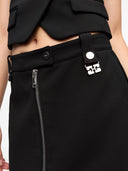 Ganni Full Zip Long Skirt