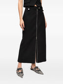 Ganni Full Zip Long Skirt