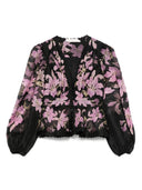 Linen Zimmermann e camicetta stampata in seta