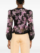 Linen Zimmermann e camicetta stampata in seta