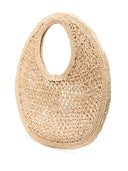 Jacquemus Le Rond Rafia Rafia handtas
