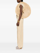Jacquemus Le Rond Rafia Rafia handtas